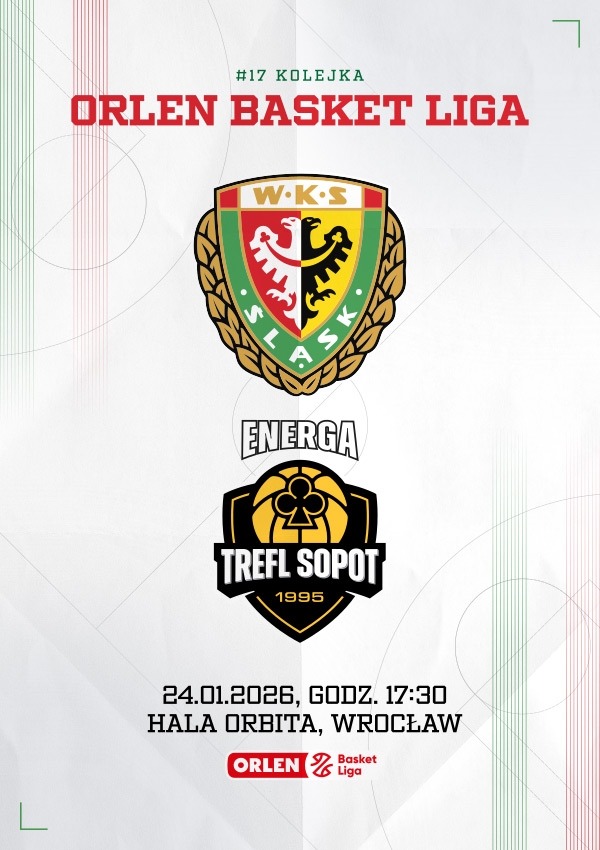 Bilety WKS Śląsk Wrocław vs Energa Trefl Sopot