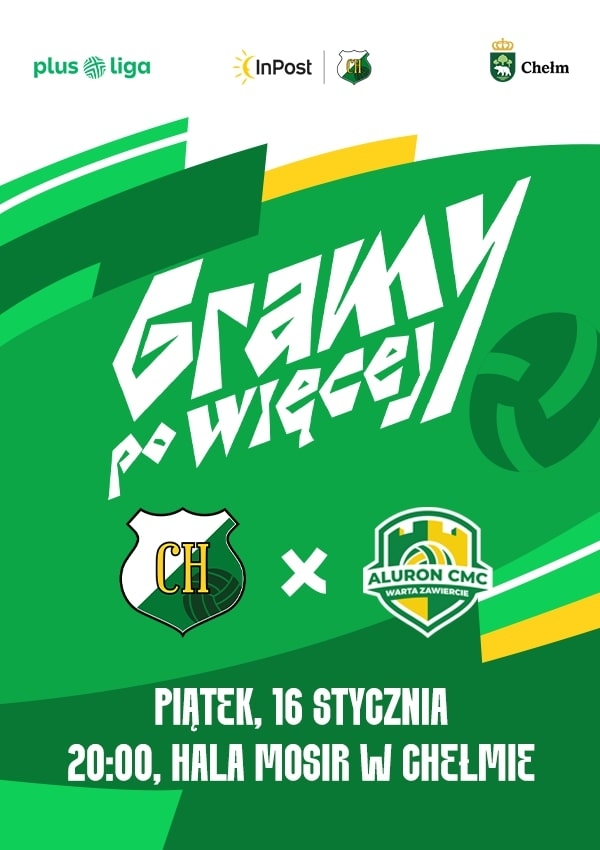 Bilety InPost ChKS Chełm vs Aluron CMC Warta Zawiercie