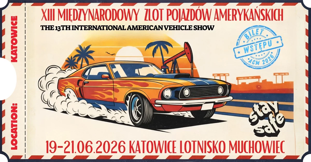 American Cars Mania 2026 - bilety dla odwiedzających