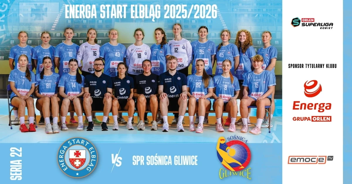 Energa Start Elbląg vs SPR Sośnica Gliwice
