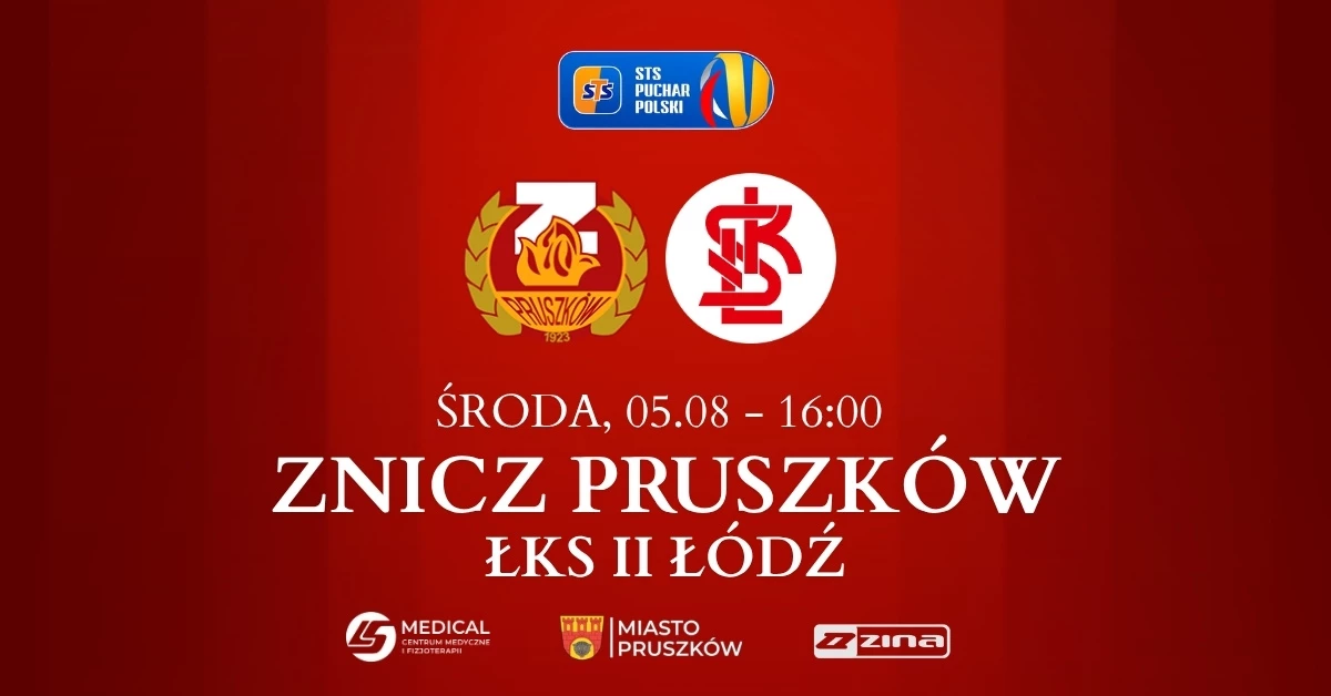 STS Puchar Polski: MKS Znicz Pruszków vs ŁKS II Łódź